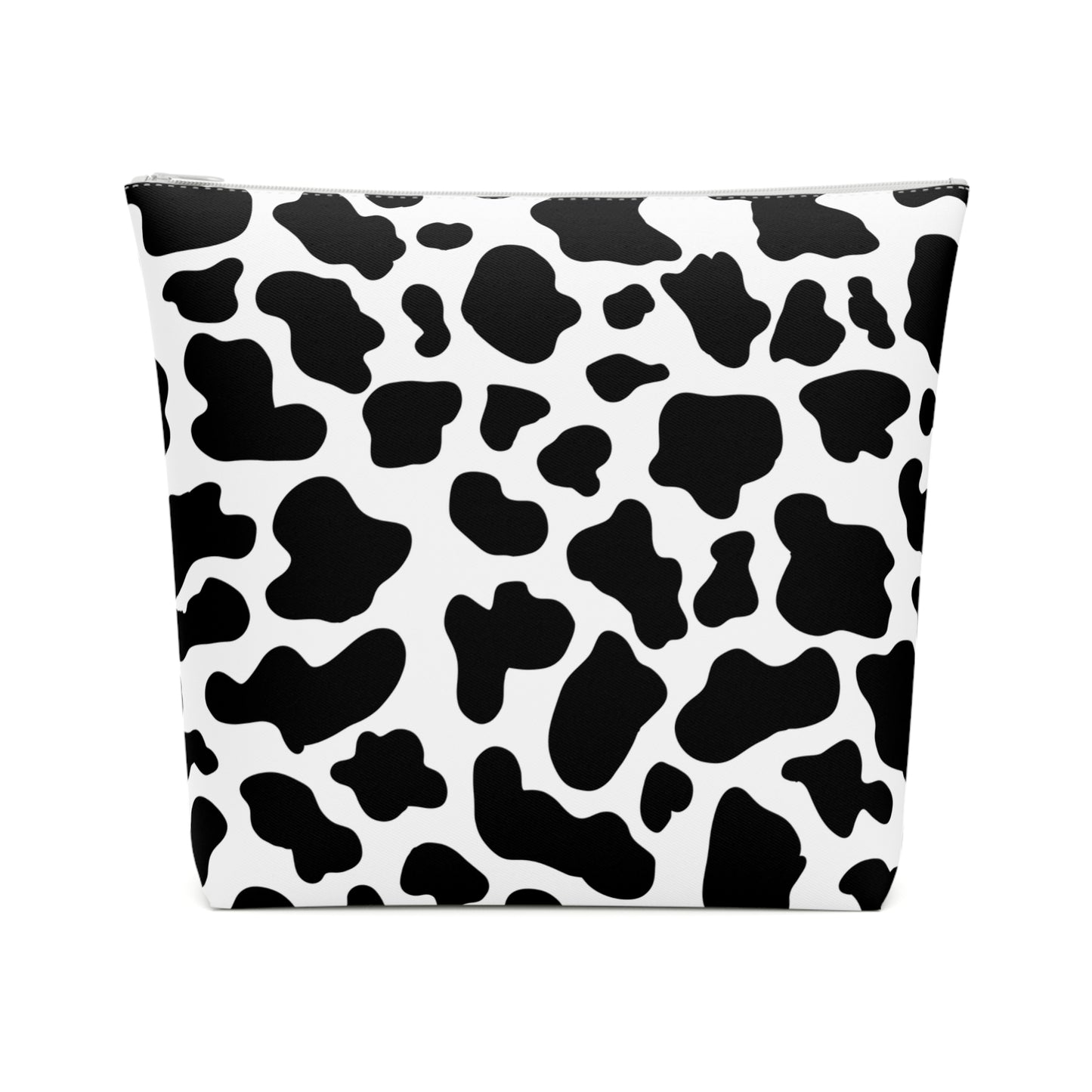 Personalized Cow Print Cosmetic Bag | Stylish Makeup Organizer, Gift for Her, Travel Essentials, Custom Name Pouch