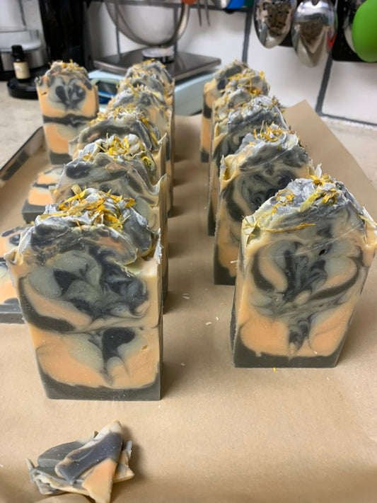 Asian Mandarin olive leaf Tall and Skinny 5 oz Soap bar