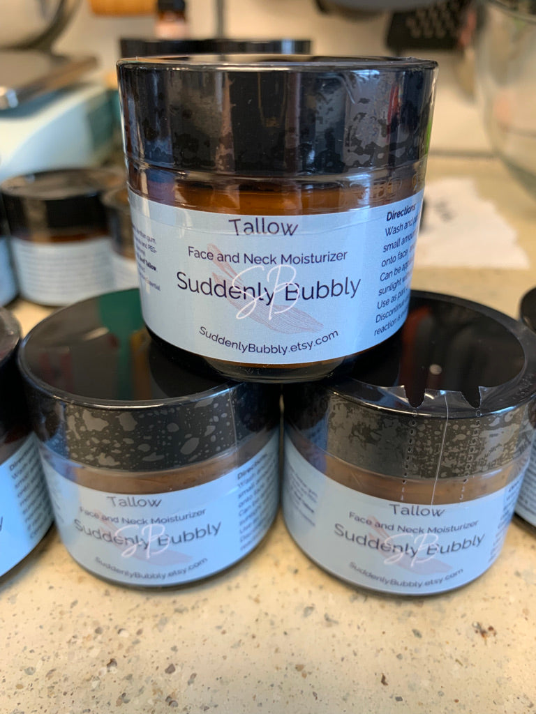 Tallow Face and Neck Moisturizer