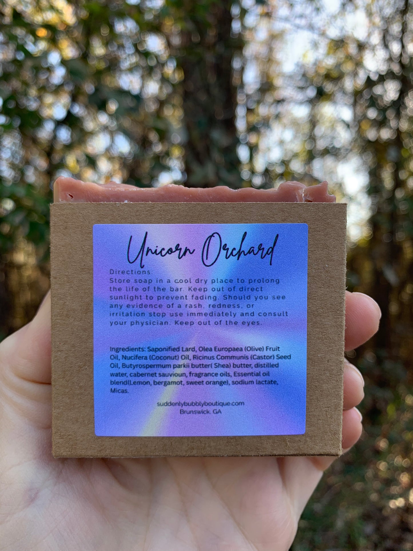 Unicorn Orchard Artisan Soap Bar | Suddenly Bubbly Boutique