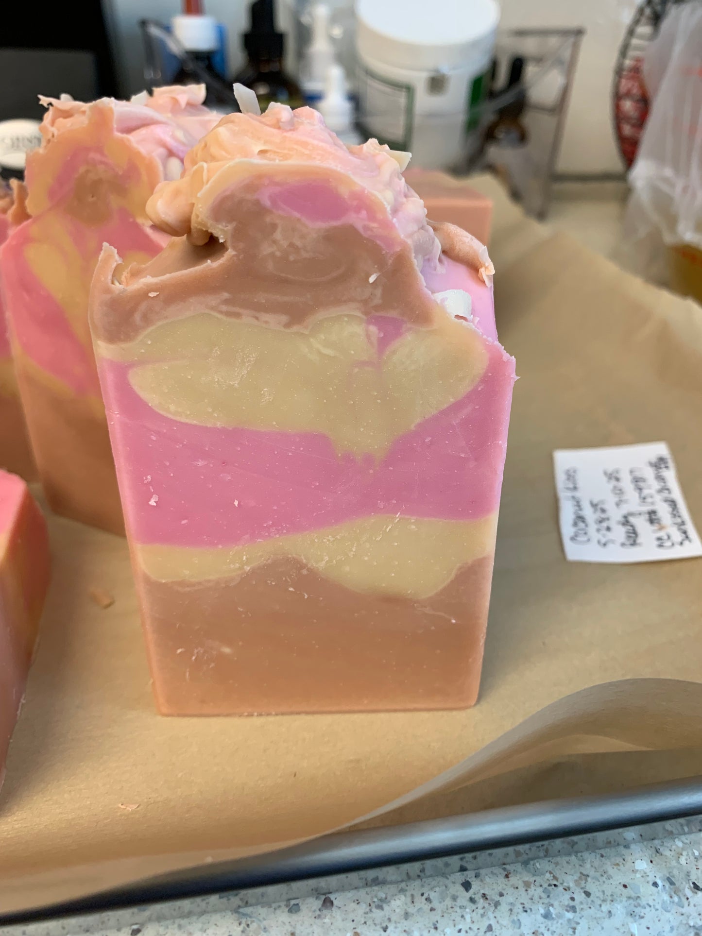 Coconut Kiss Tall and Skinny 5 oz Soap bar