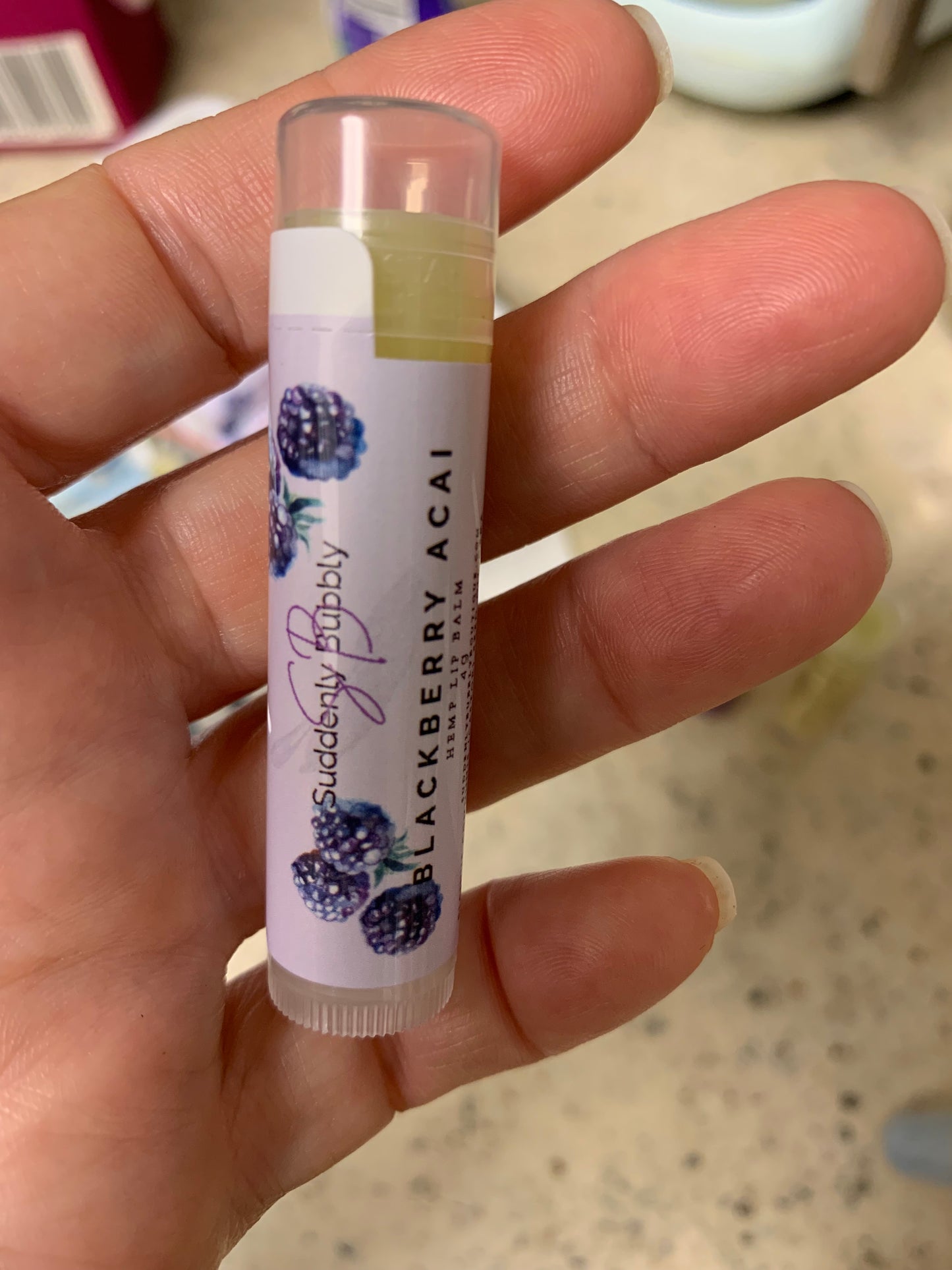 Blackberry Acai Hemp Lip Balm