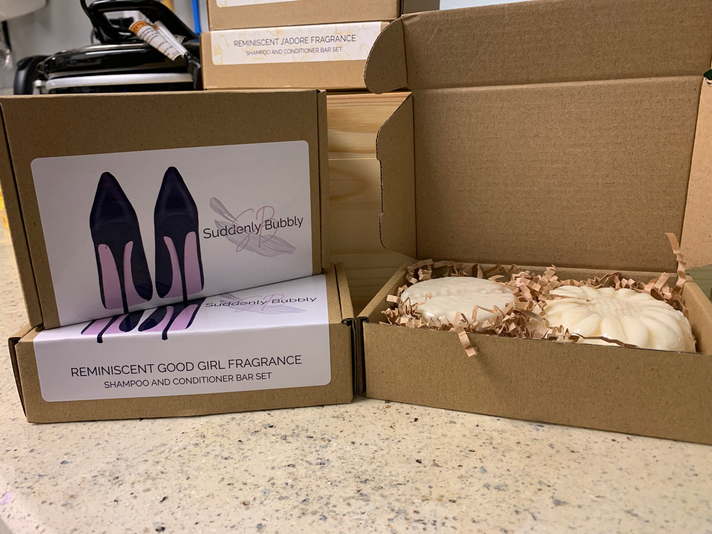 Reminiscent Good Girl Shampoo Bar and Conditioner Bar Set