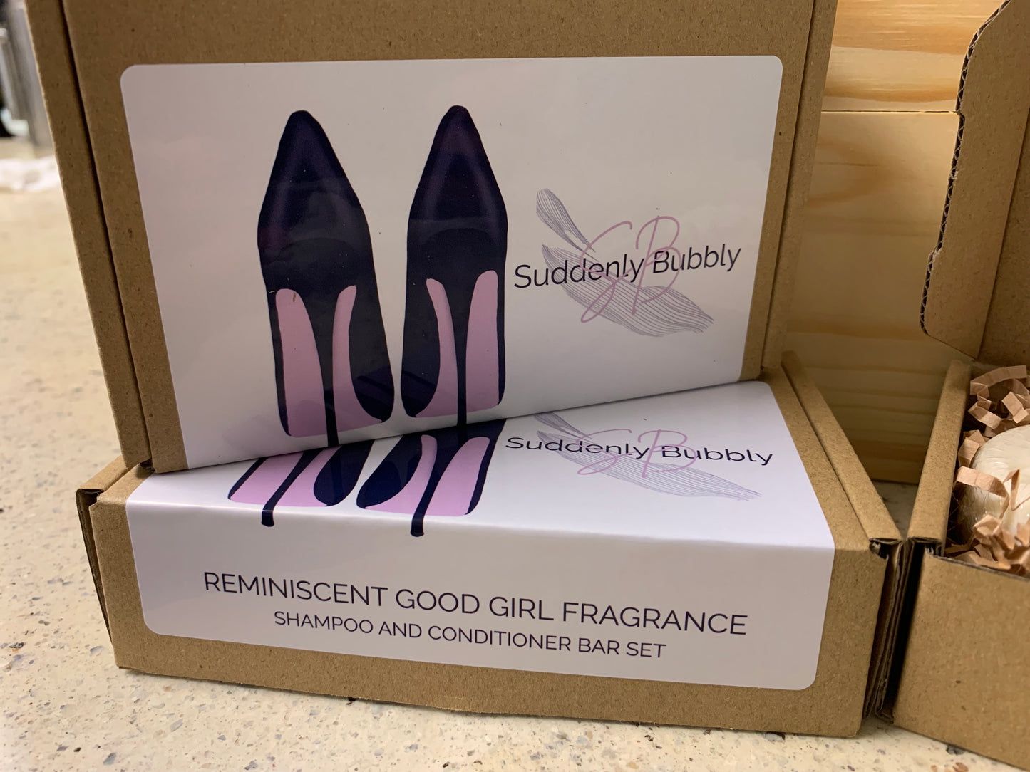 Reminiscent Good Girl Shampoo Bar and Conditioner Bar Set