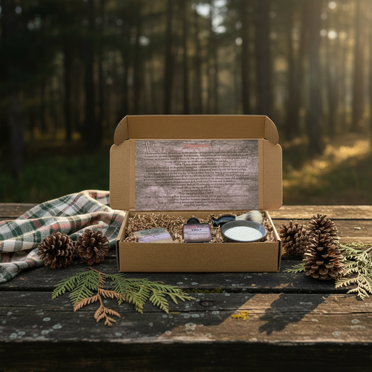 Wildly Refined Complete Gentleman's Bundle close up on weathered wood